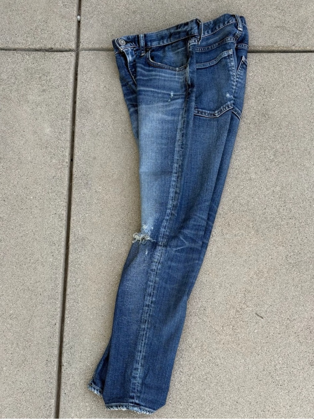 Moussy Vintage cropped skinny fit distressed jeans - Size 27 - Picture 3 of 4